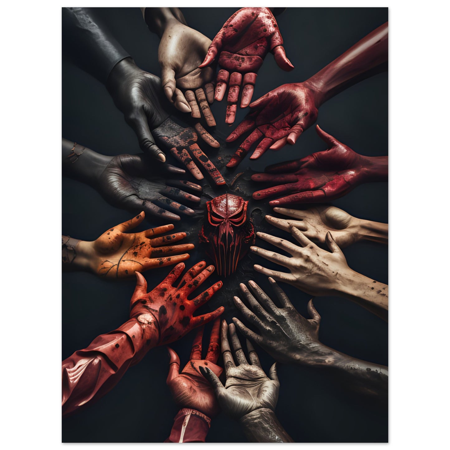 WE BLEED THE SAME(2)Premium Matte Paper Poster