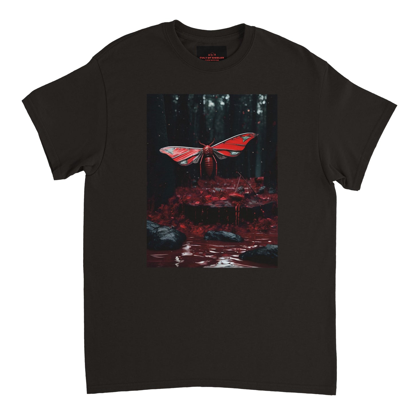 DEATH MOTH (1)Heavyweight Unisex Crewneck T-shirt