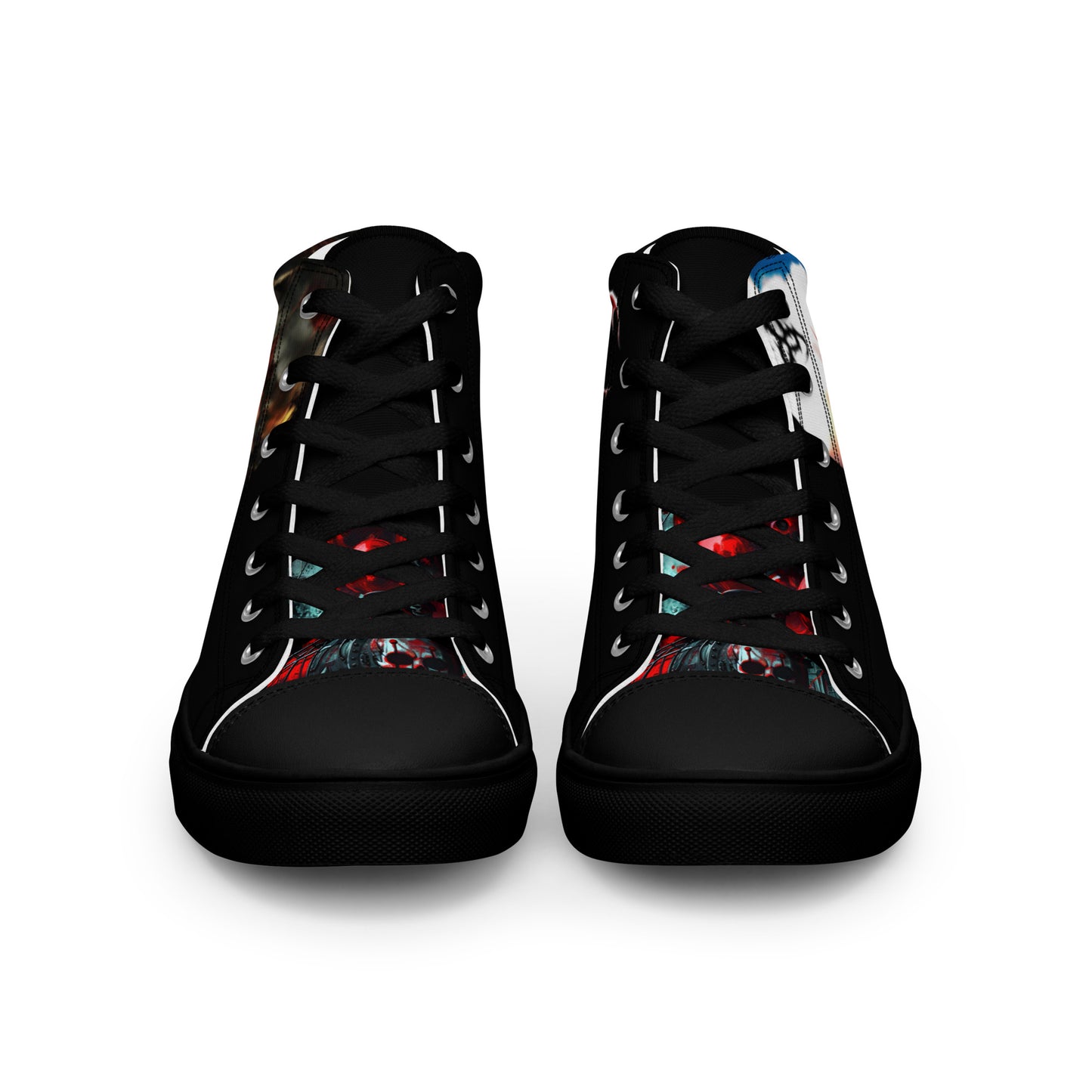 6I66LES,,Men’s high top canvas shoes