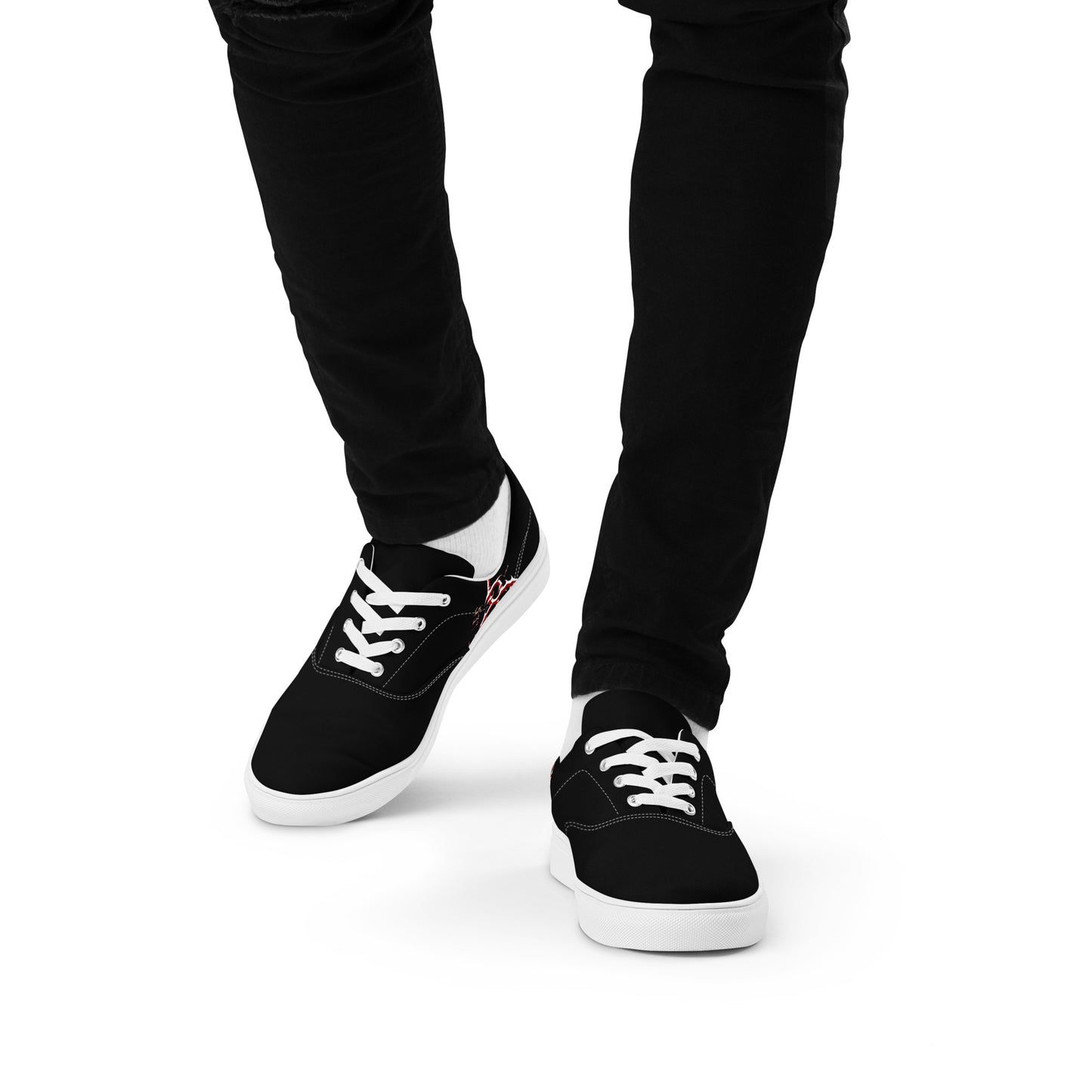 6I66LES,,MEN’s lace-up canvas shoes