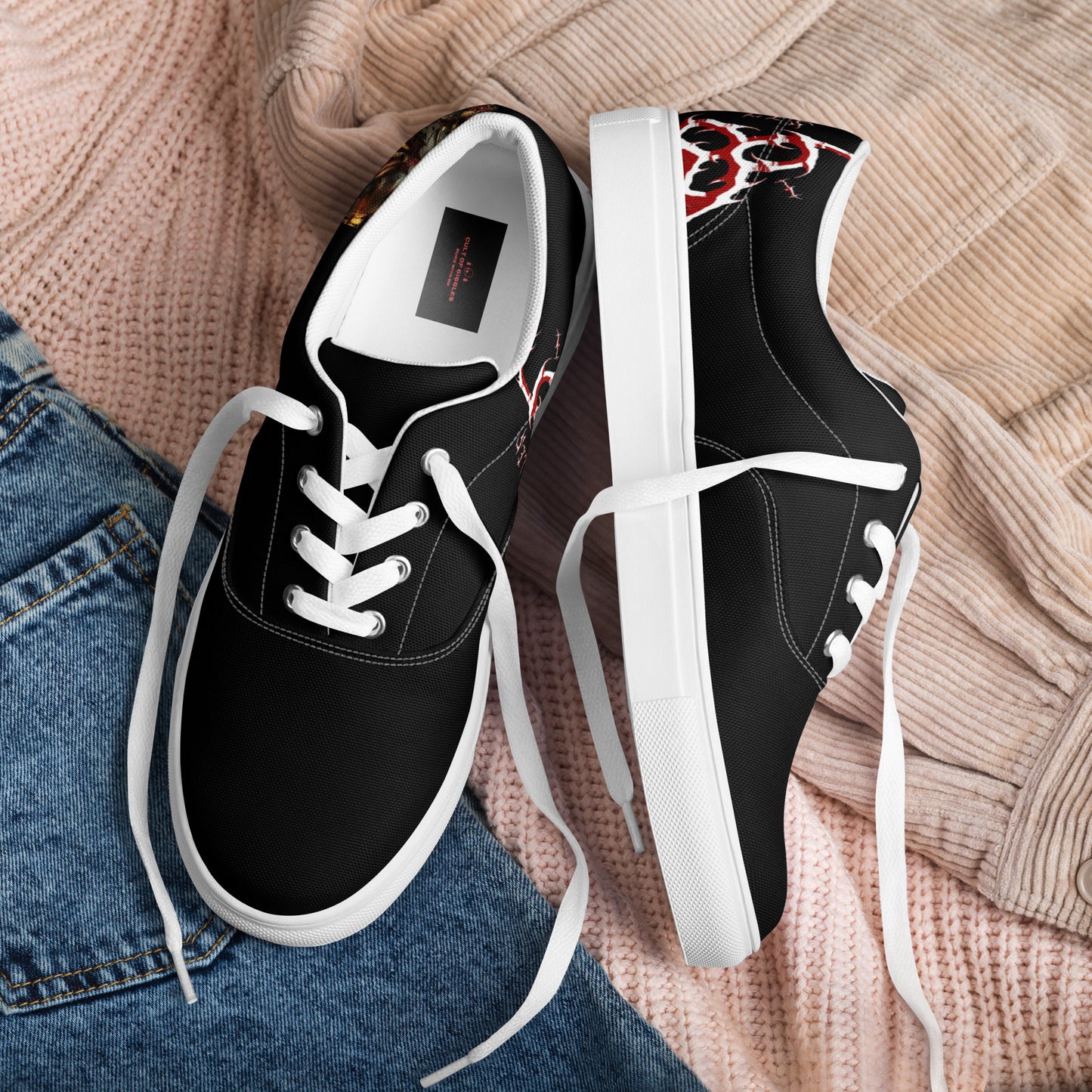 6I66LES,,MEN’s lace-up canvas shoes