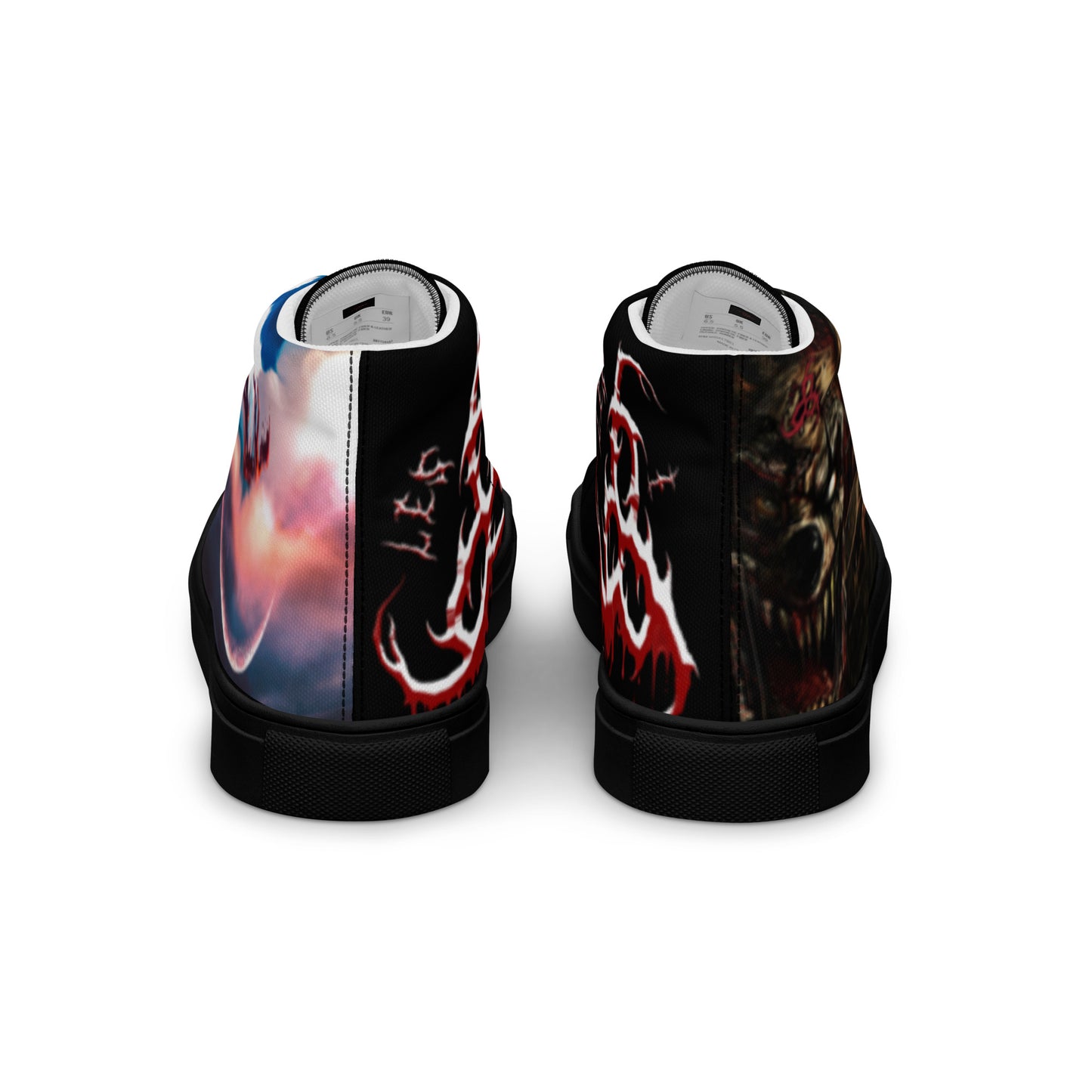 6I66LES,,Women’s high top canvas shoes