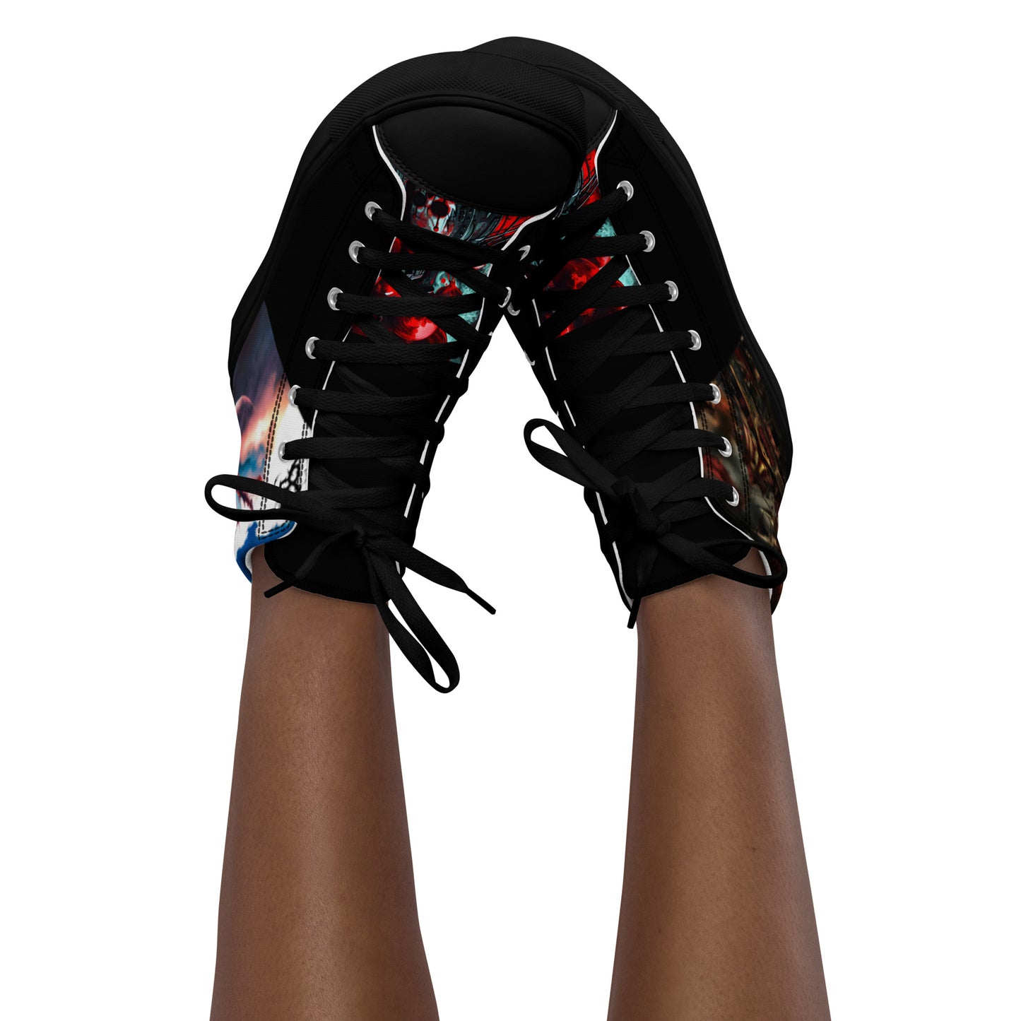 6I66LES,,Women’s high top canvas shoes