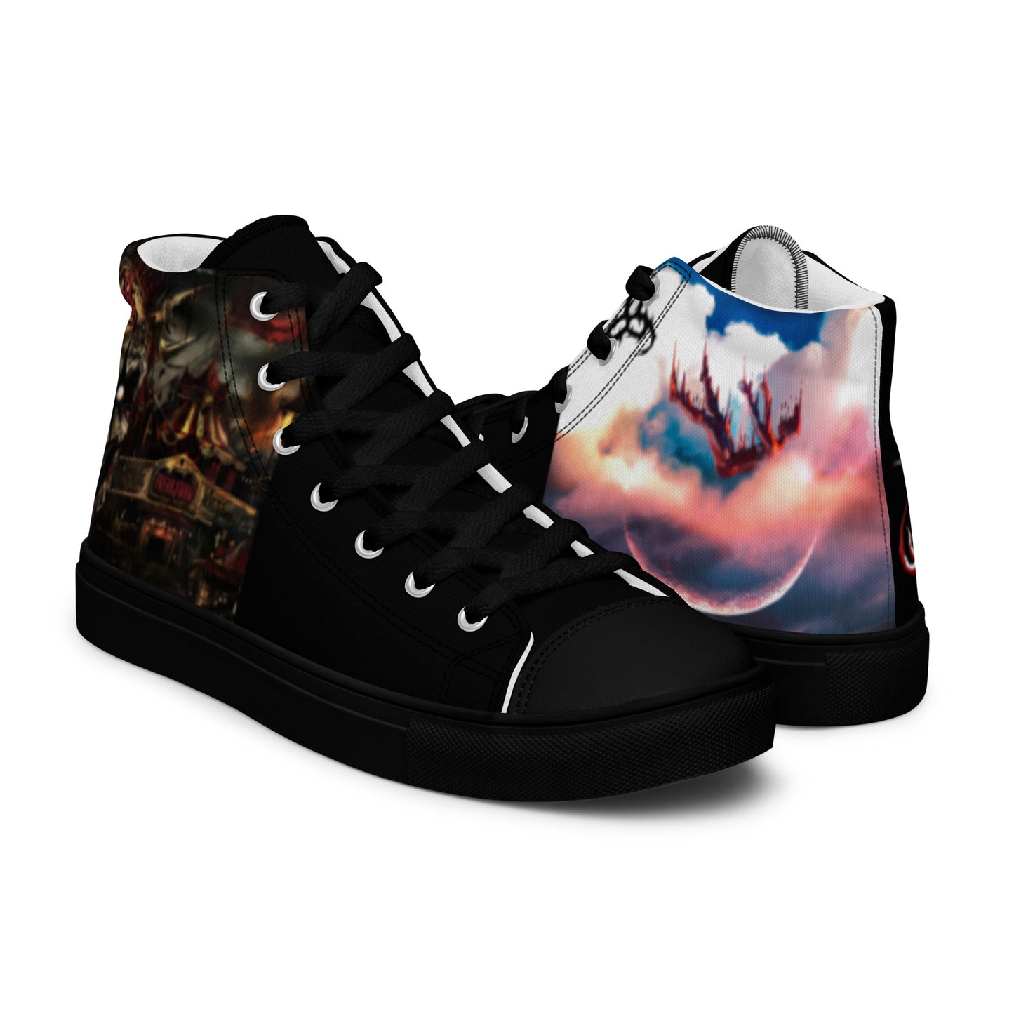6I66LES,,Women’s high top canvas shoes