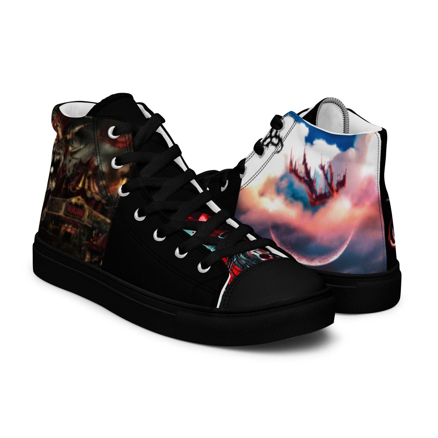 6I66LES,,Women’s high top canvas shoes