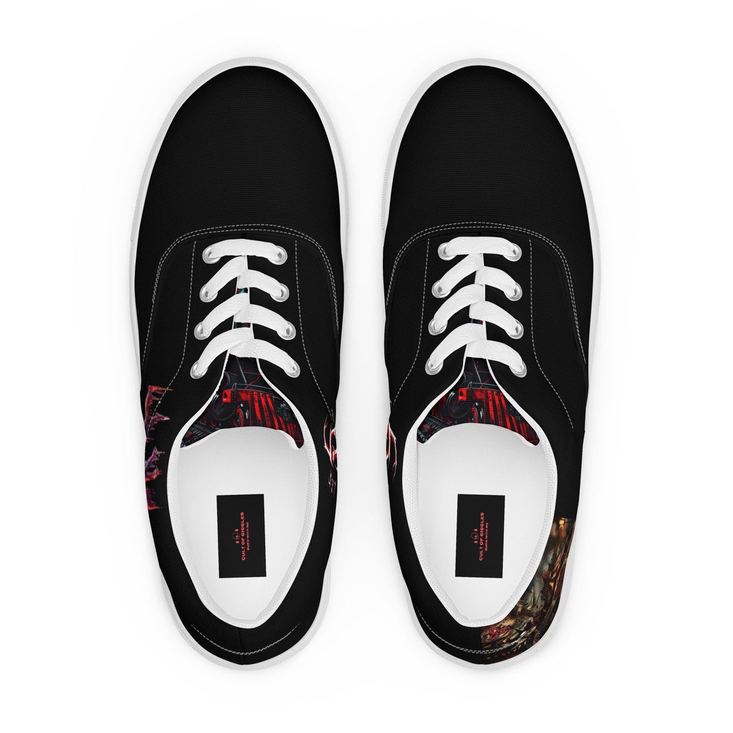 6I66LES,Women’s lace-up canvas shoes