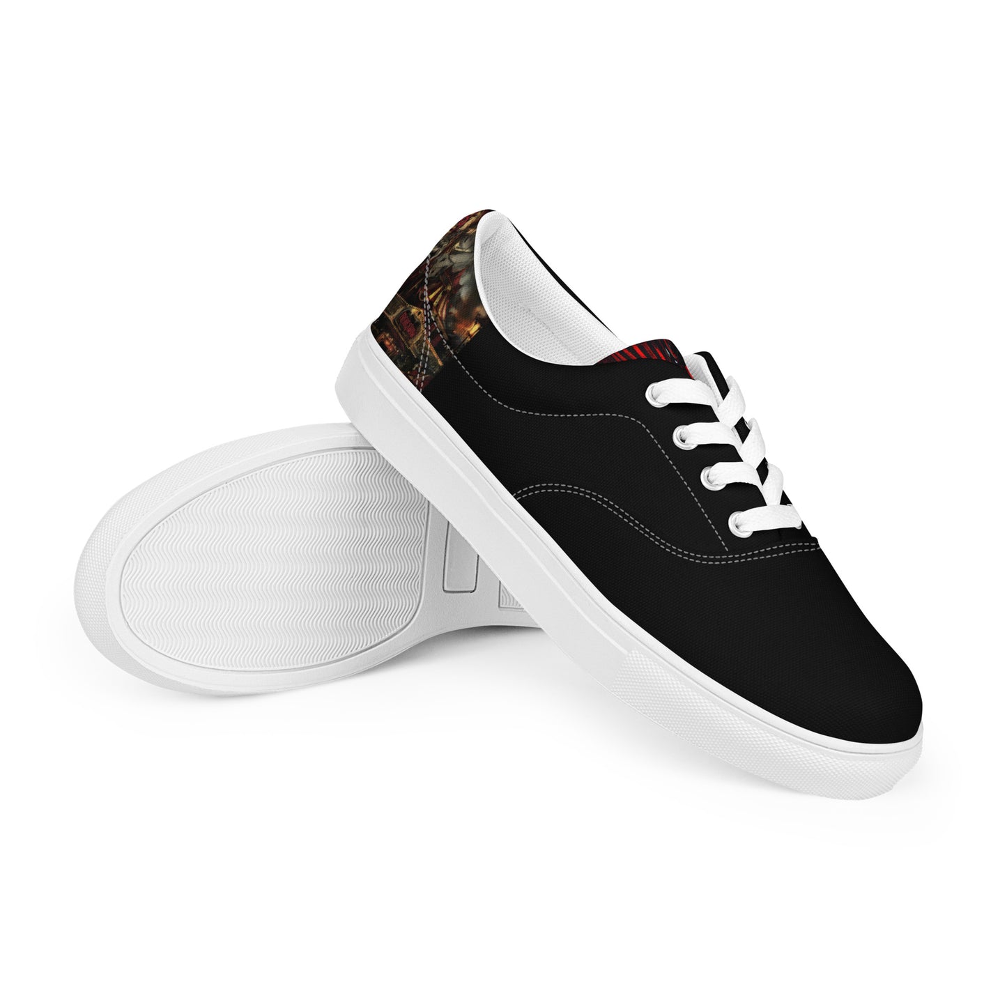 6I66LES,Women’s lace-up canvas shoes
