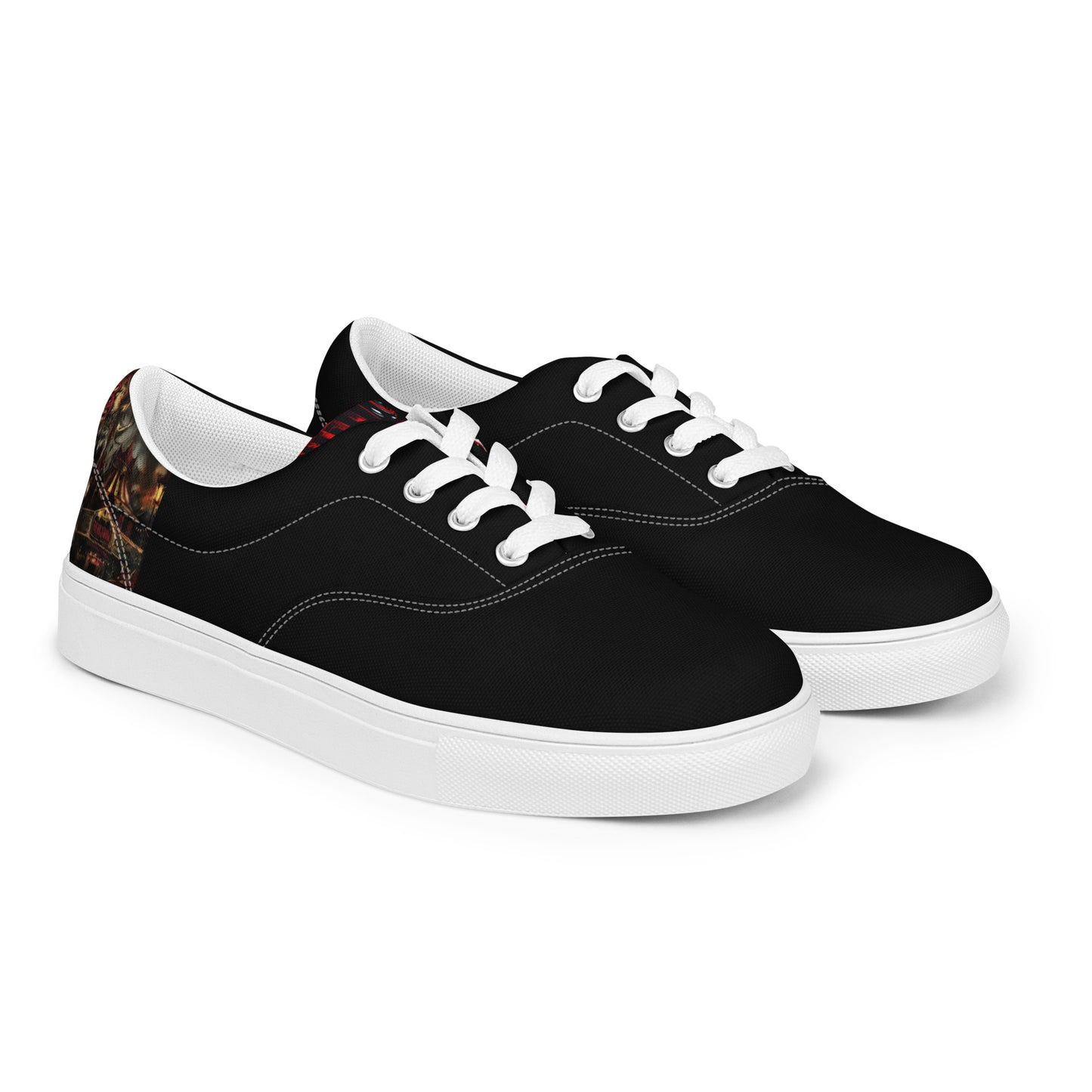 6I66LES,Women’s lace-up canvas shoes