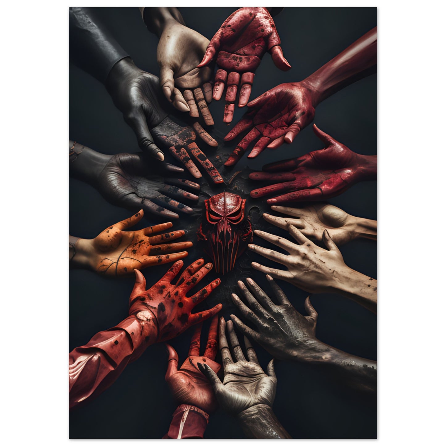 WE BLEED THE SAME(2)Premium Matte Paper Poster