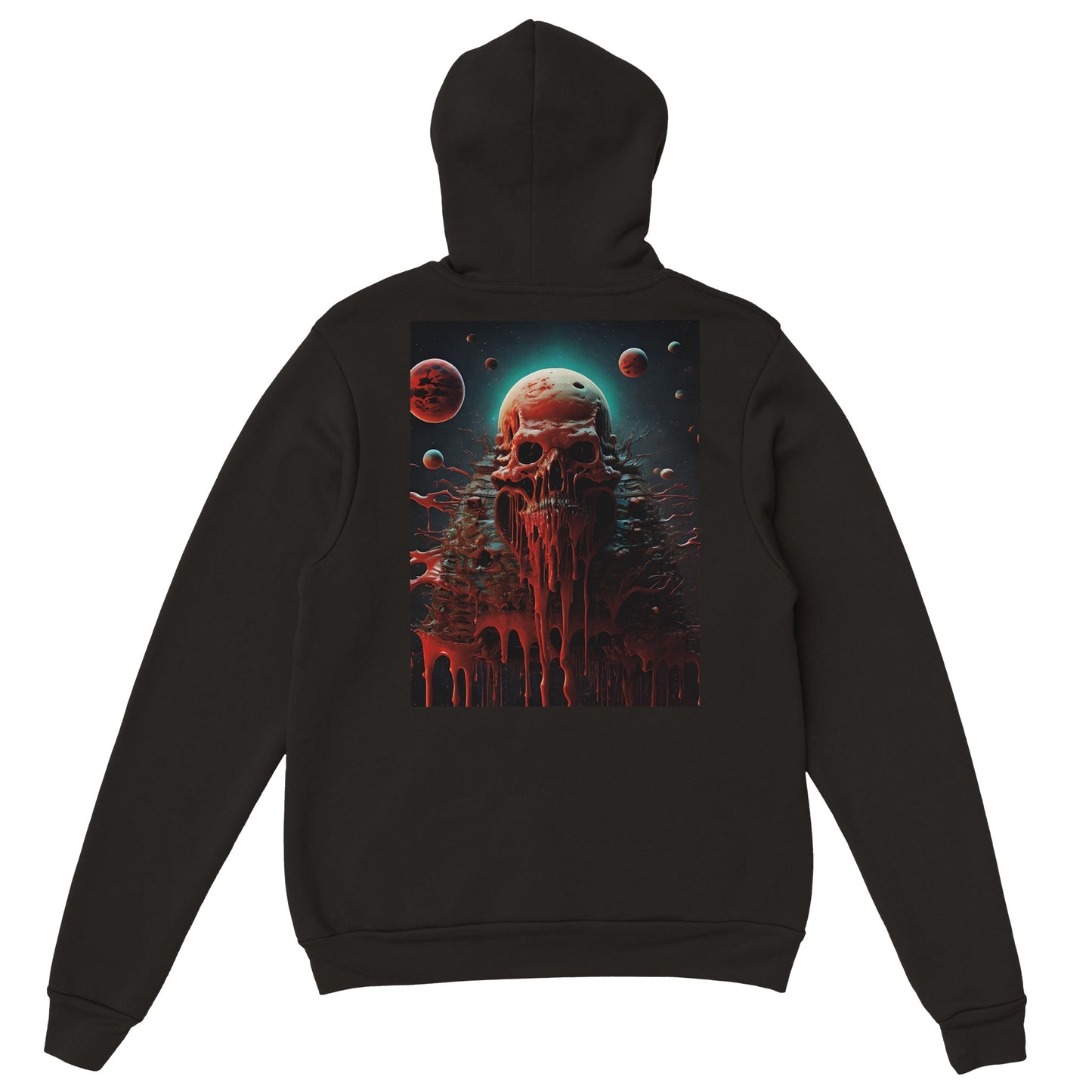 MELTING FACE,Premium Unisex Pullover Hoodie