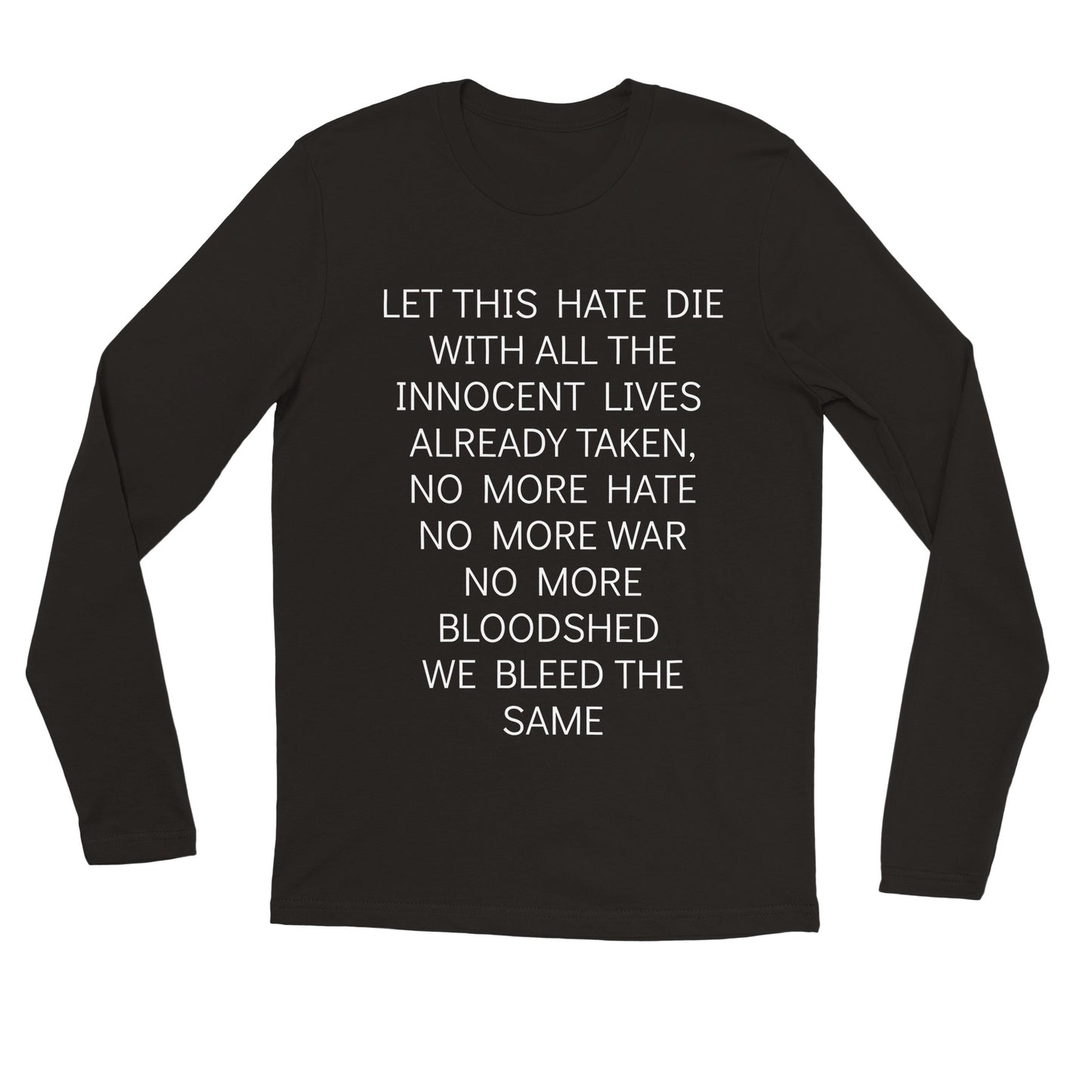 WE BLEED THE SAME(3),Premium Unisex Longsleeve T-shirt