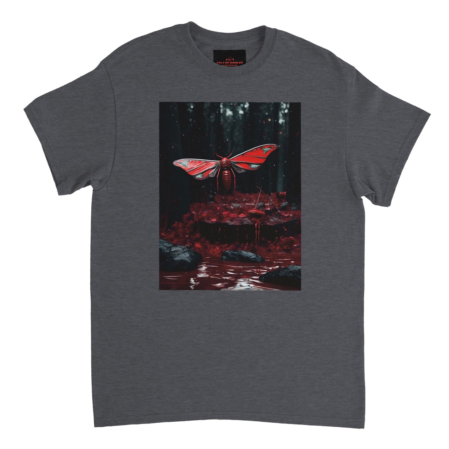 DEATH MOTH (1)Heavyweight Unisex Crewneck T-shirt