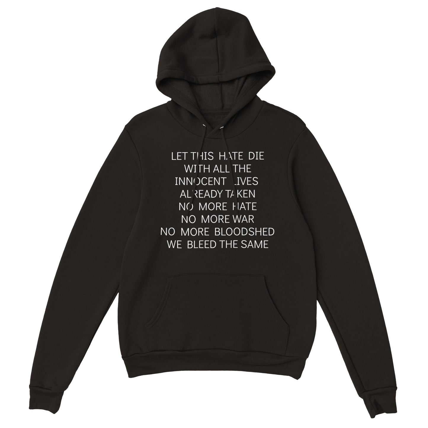 WE BLEED THE SAME(3),Premium Unisex Pullover Hoodie