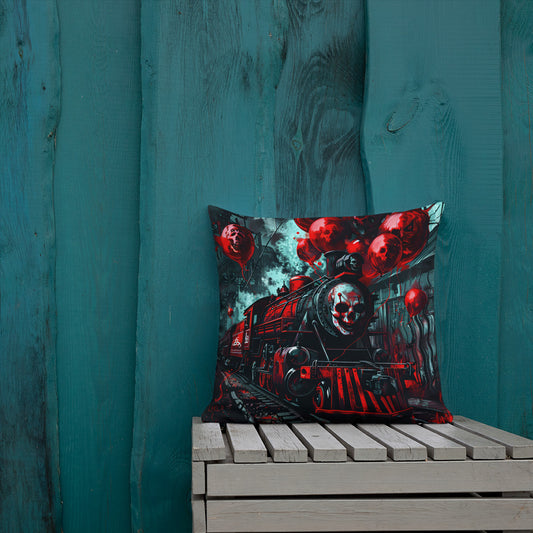 ALL ABOARD!!,,Premium Pillow