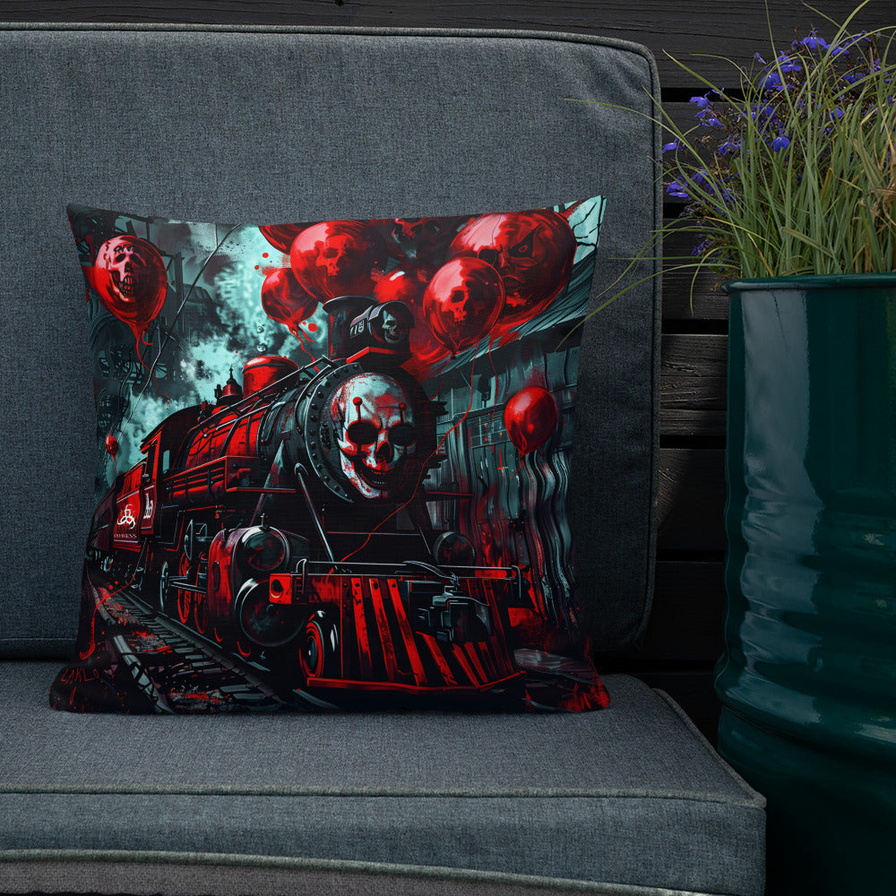 ALL ABOARD!!,,Premium Pillow