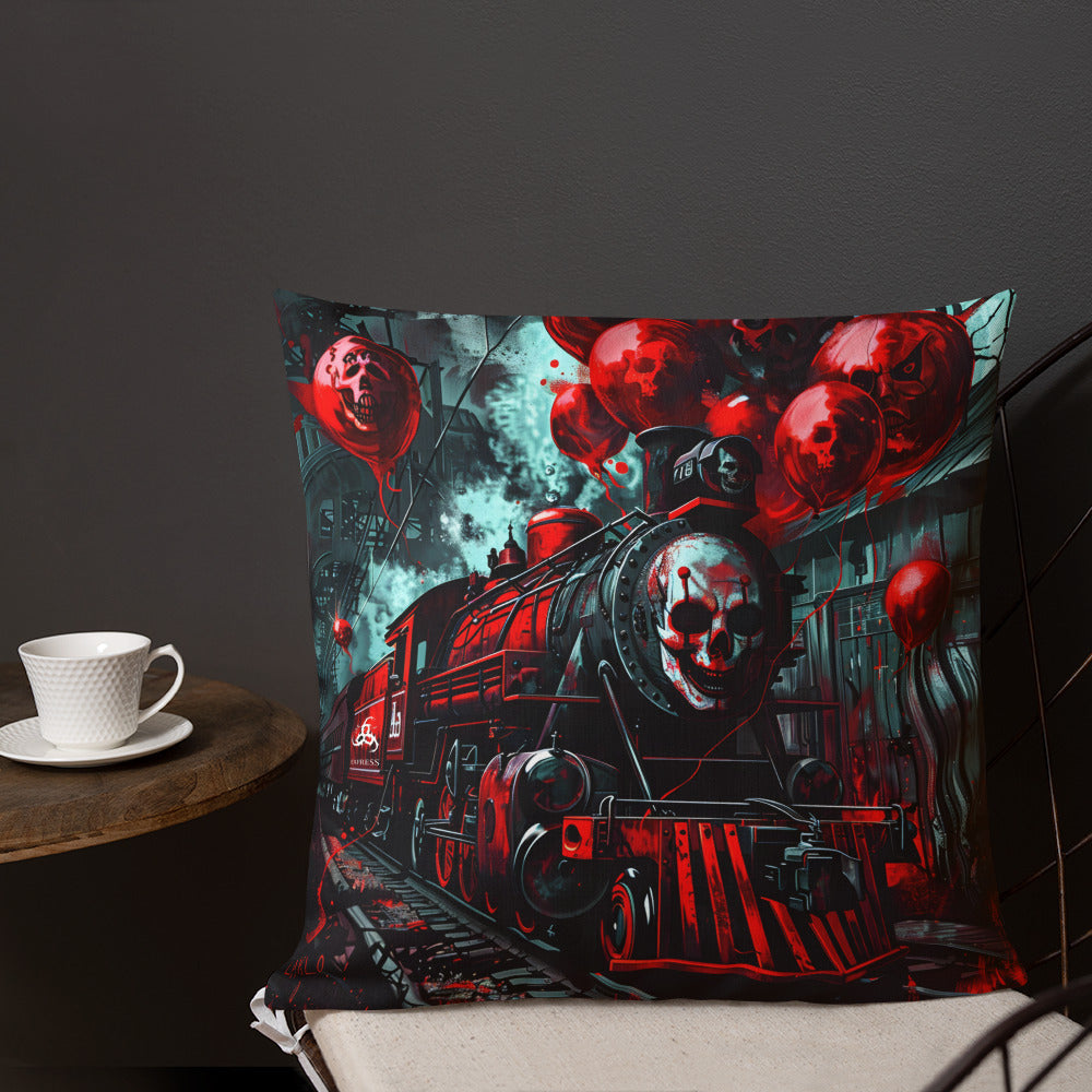 ALL ABOARD!!,,Premium Pillow