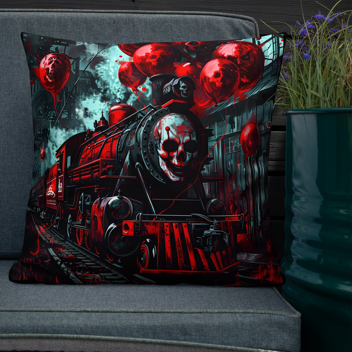 ALL ABOARD!!,,Premium Pillow