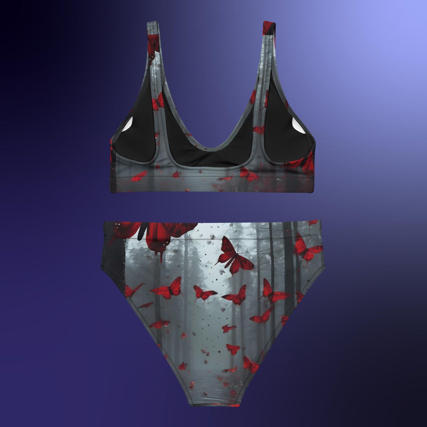 Blood Moth,Recycled high-waisted bikini