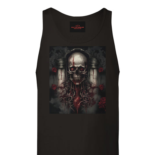 SKULL&ROSE,Premium Unisex Tank Top
