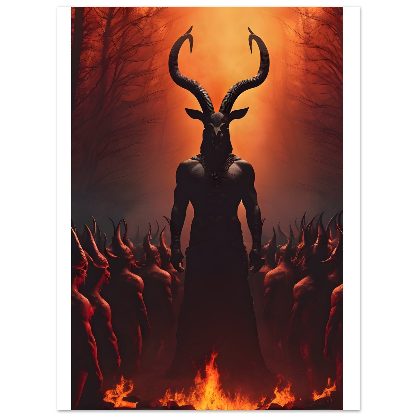 Baphomet(2)Premium Matte Paper Poster
