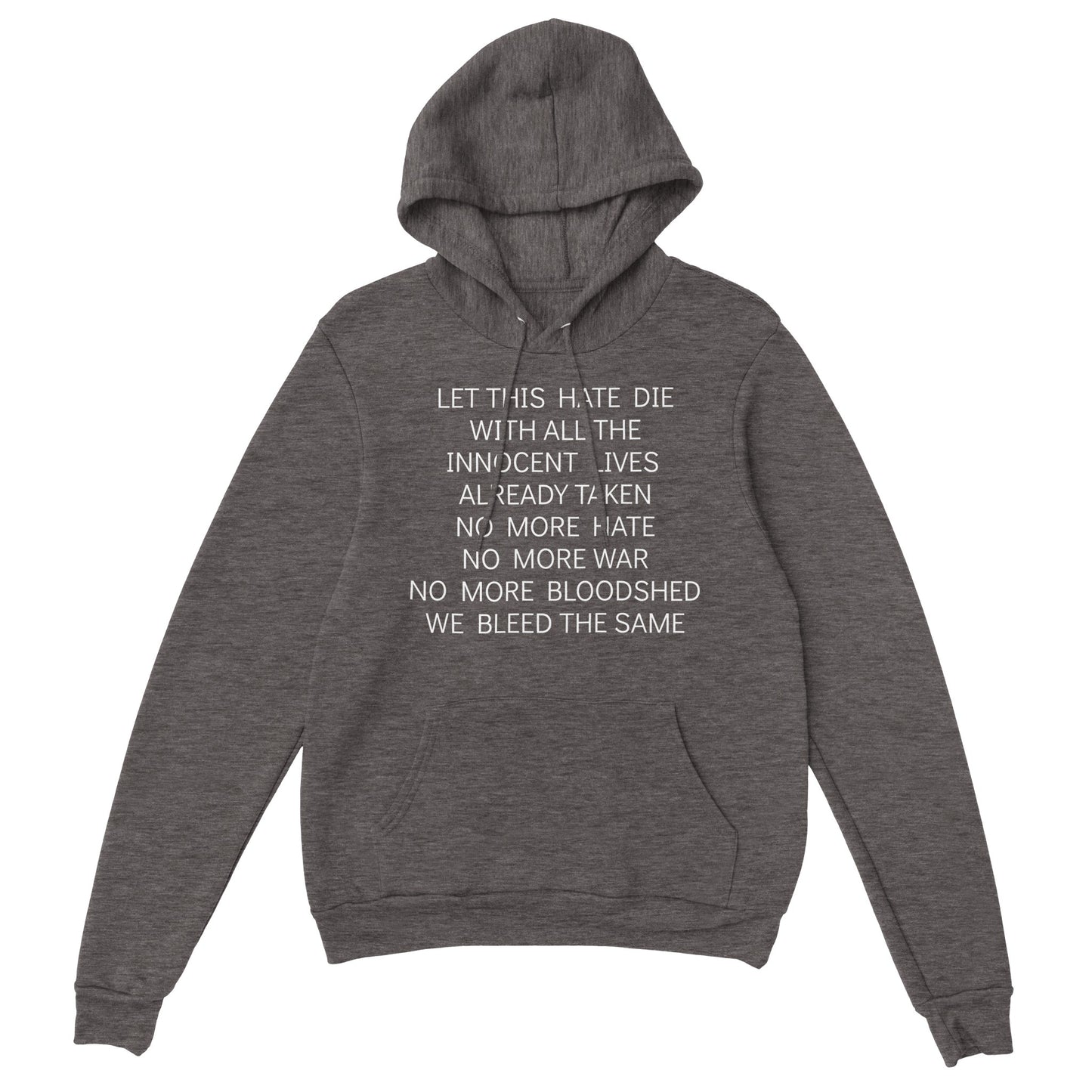 WE BLEED THE SAME(3),Premium Unisex Pullover Hoodie