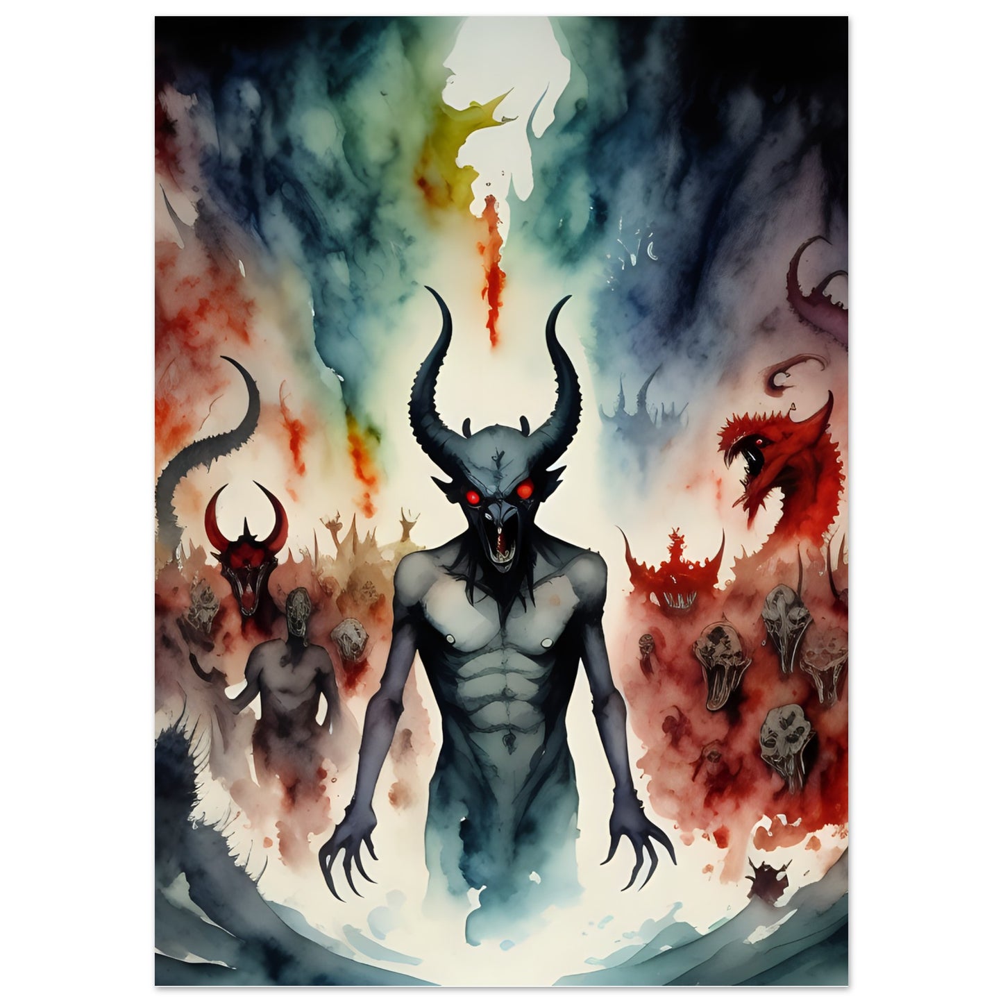 WATERCOLOR(1)Premium Matte Paper Poster