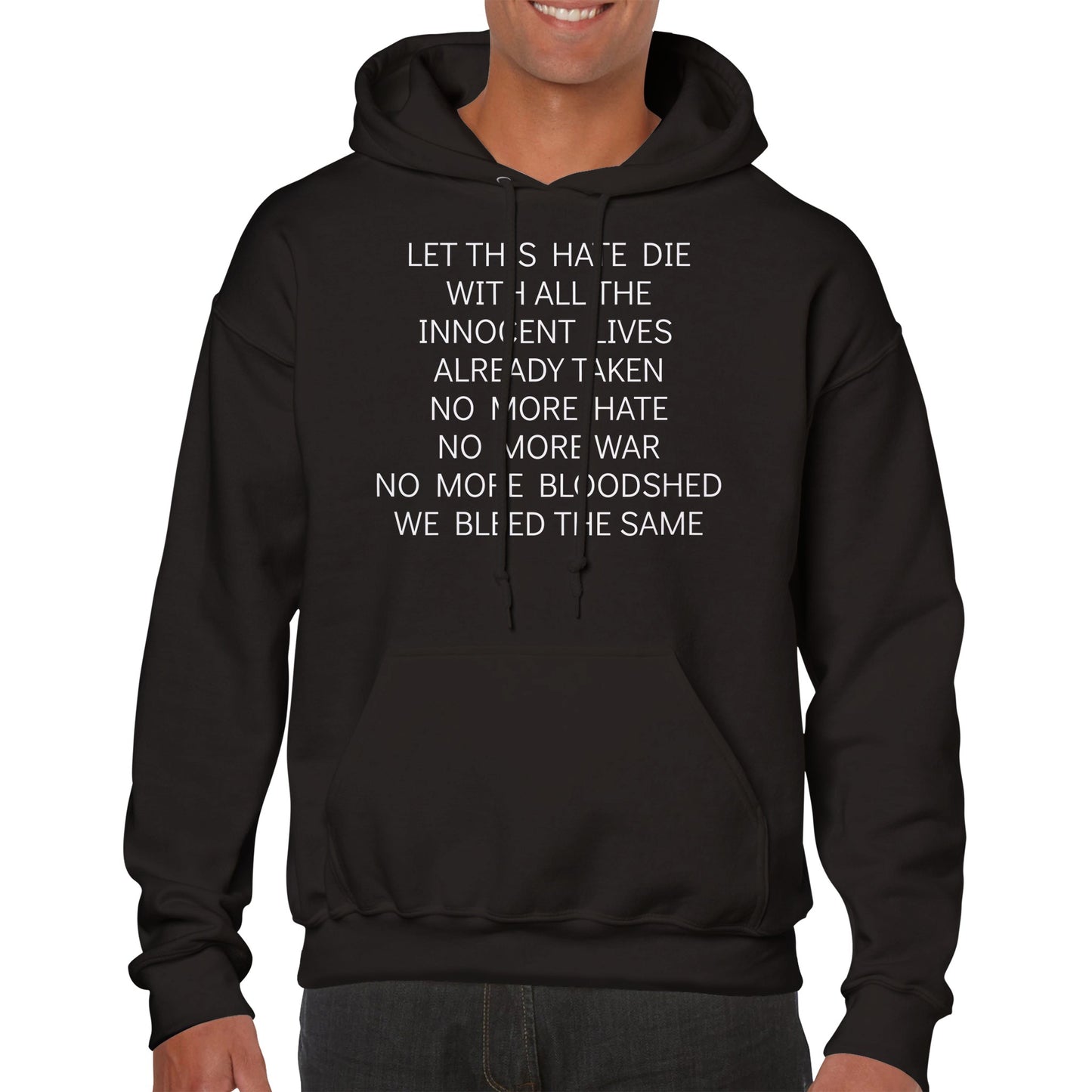 WE BLEED THE SAME(3),Premium Unisex Pullover Hoodie