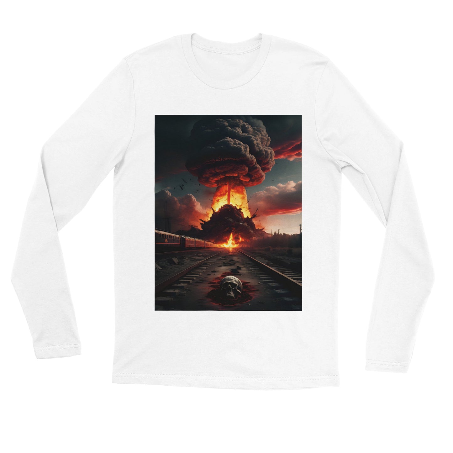 WE ALL BURN DOWN(2)Premium Unisex Longsleeve T-shirt