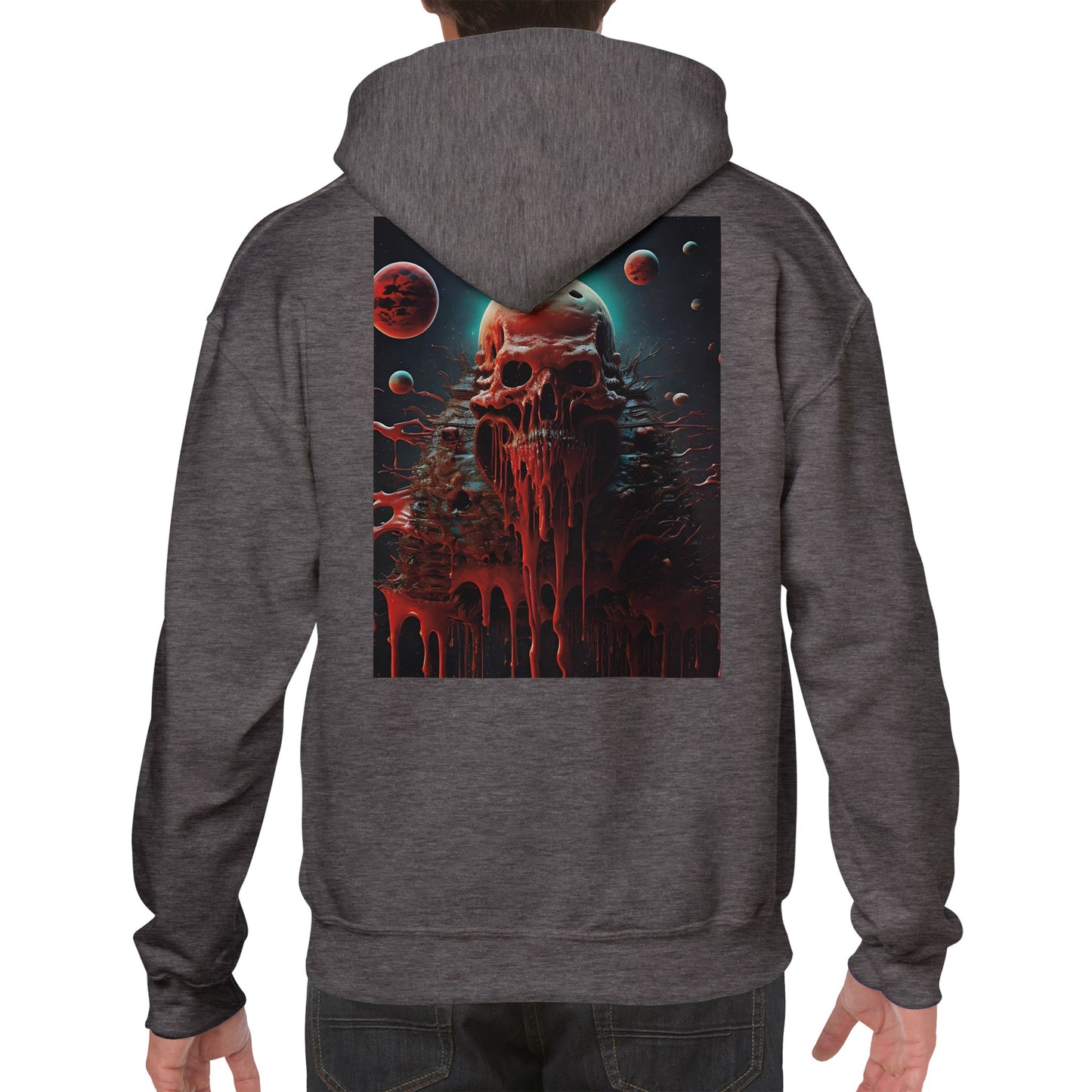 MELTING FACE,Premium Unisex Pullover Hoodie