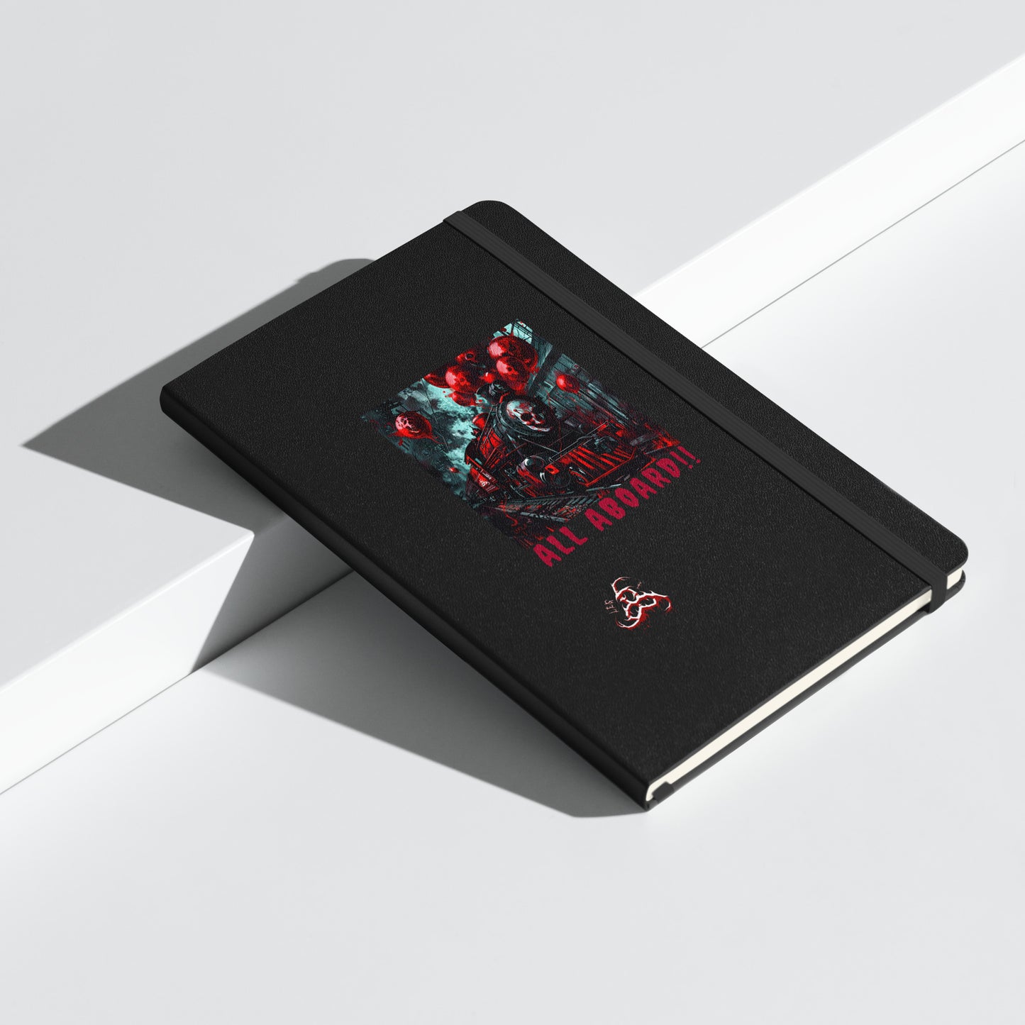 ALL ABOARD,,Hardcover bound notebook