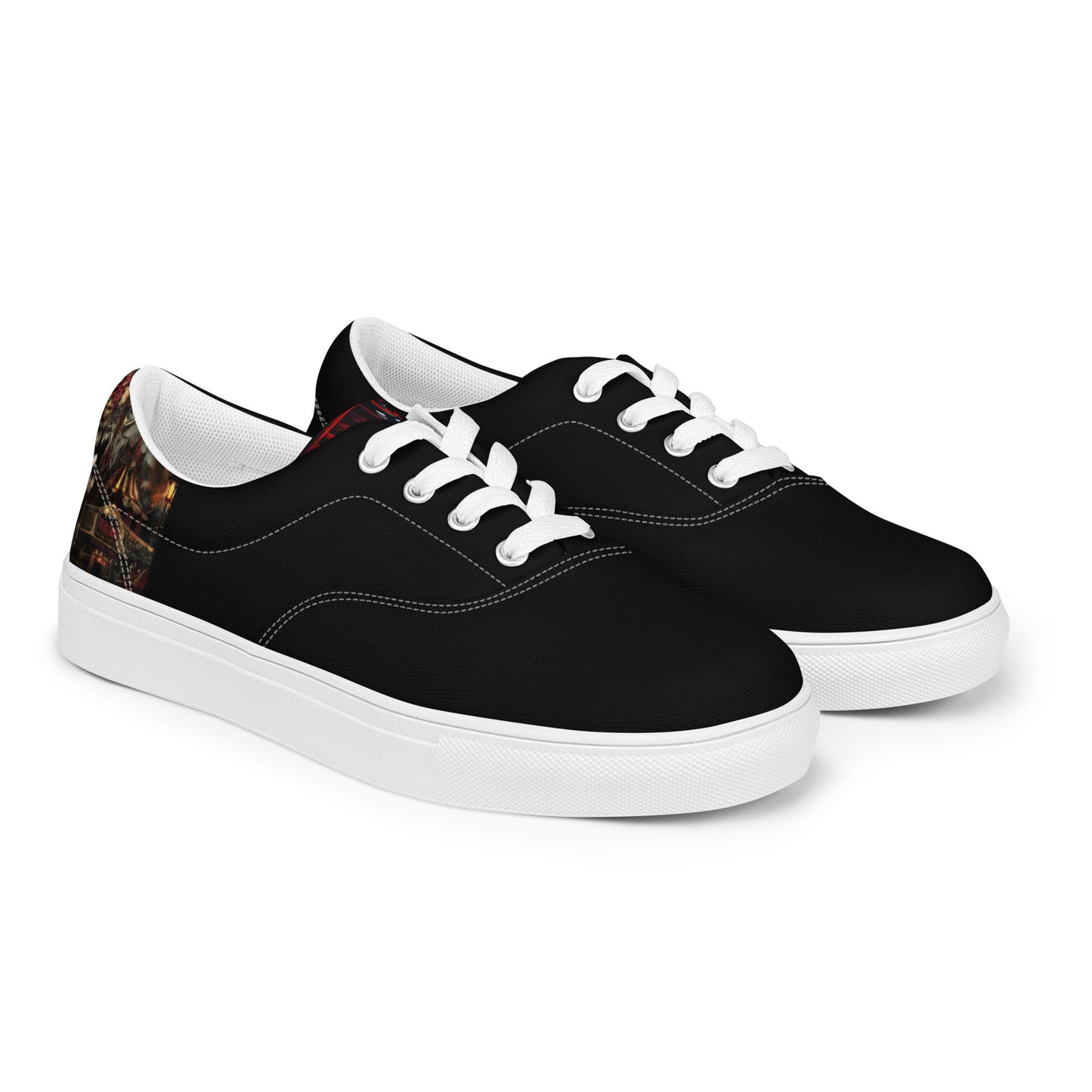 6I66LES,,MEN’s lace-up canvas shoes