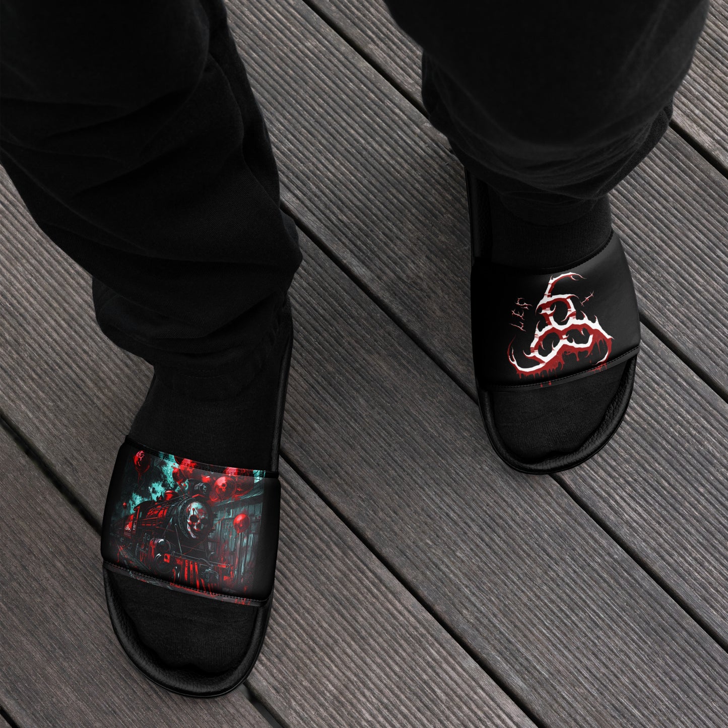 ALL ABOARD!!,, Men’s slides