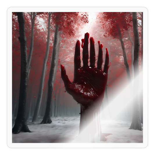 WE BLEED THE SAMESticker - transparent glossy