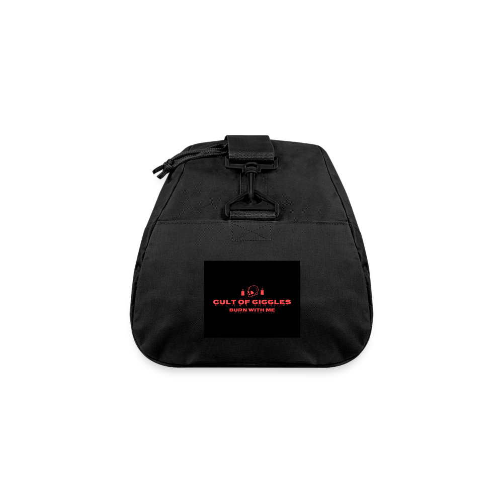 WEBLEEDTHESAME,Recycled Duffel Bag - black