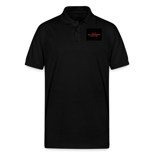 CULTOF6I66LES,Gildan Men’s 50/50 Jersey Polo - black