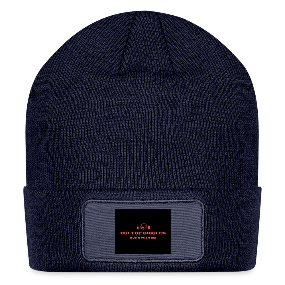SHOP LOGO,Patch Beanie - navy