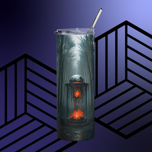 Alone in the Forest,Stainless steel tumbler