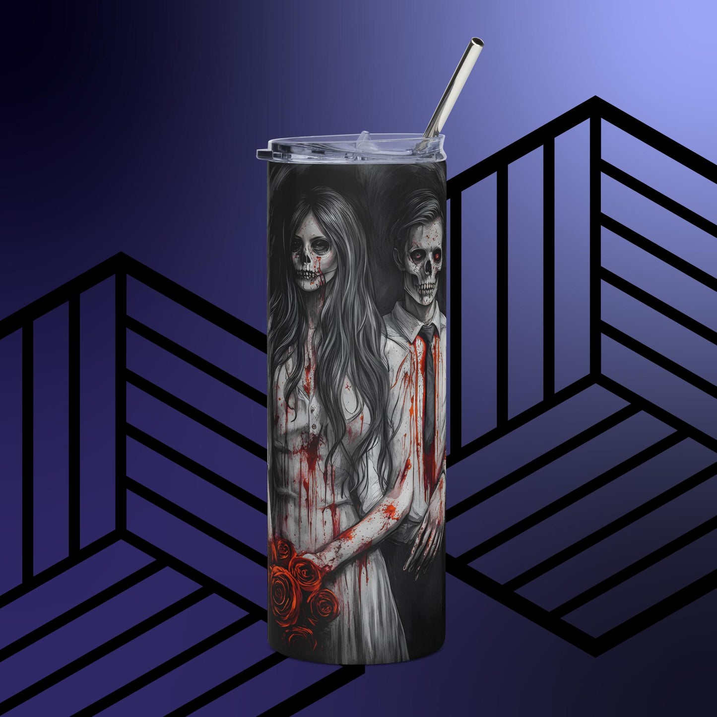 'TIL Death Do Us Part,Stainless steel tumbler